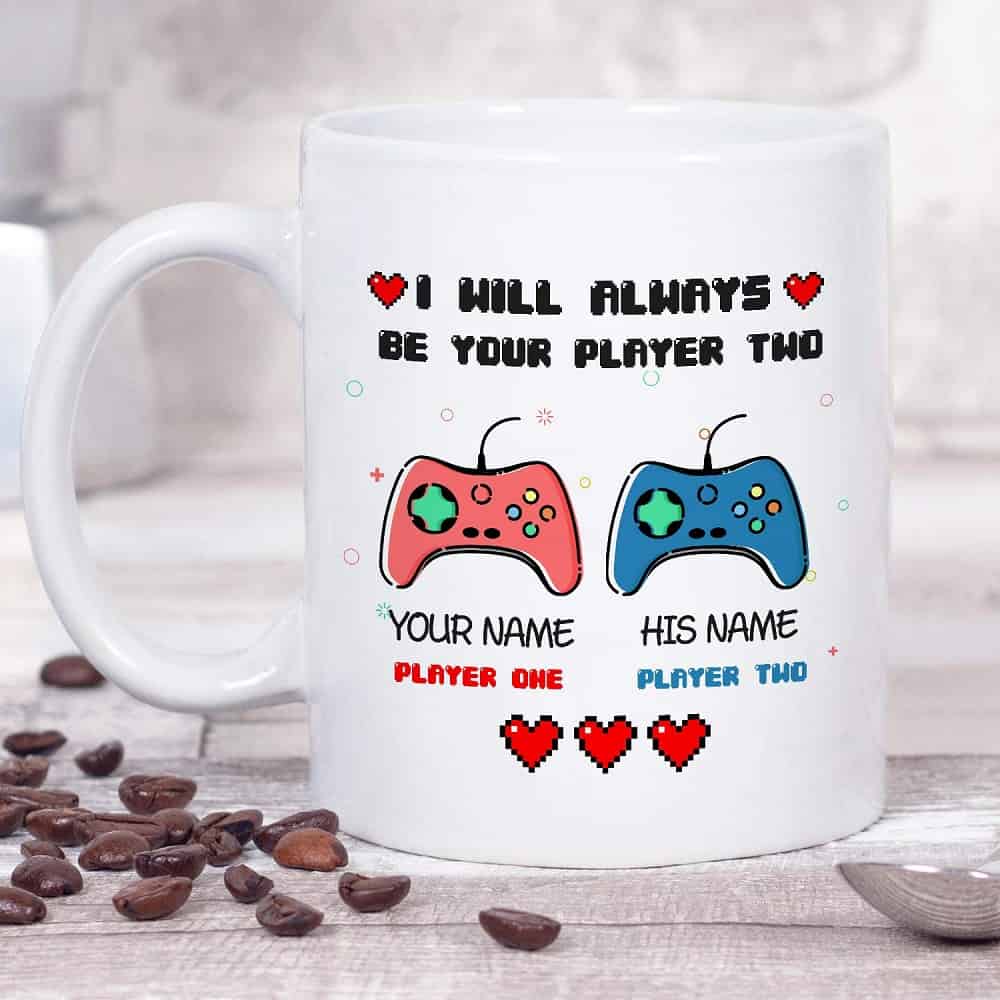 A gaming inspired mug or travel cup