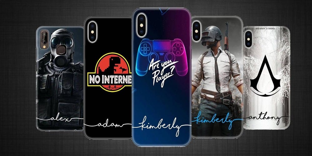 A personalized gaming themed phone case