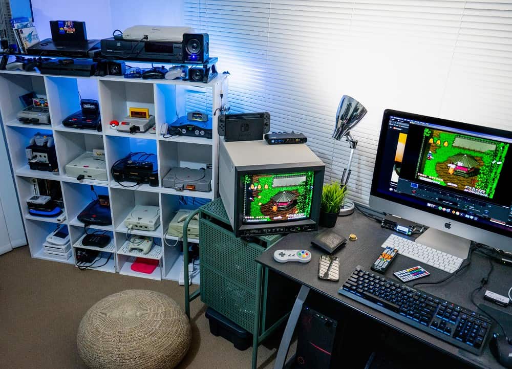 Retro gaming room