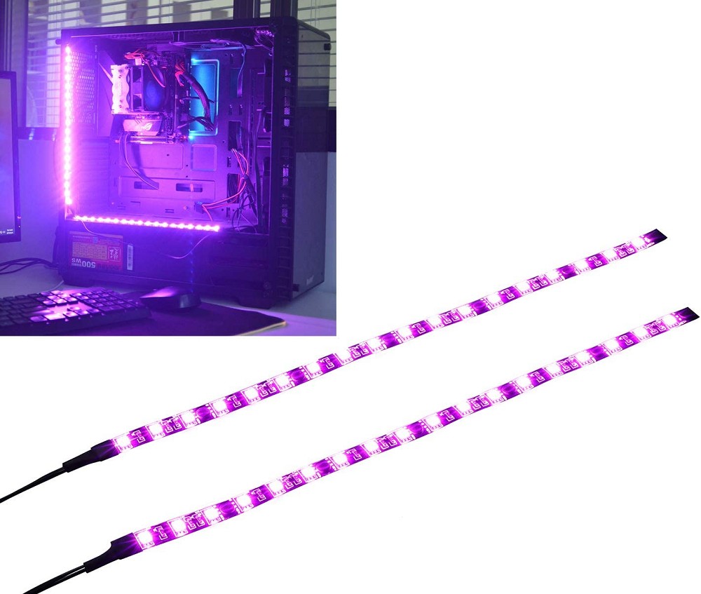 pink led string lights pc